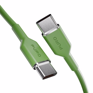 Puro ICON USB-C - USB-C kabelis 1.5m - zaļš