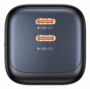 Unitek GaN tīkla lādētājs 45W 2x USB-C PD 3.0 QC