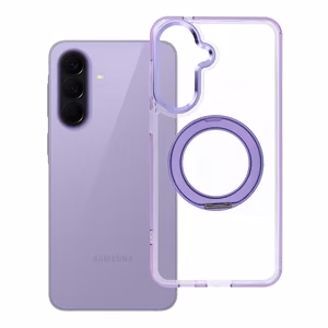 Case for Samsung A57 Frame Circle Stand compatible with MagSafe purple