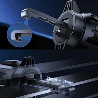 SODI C50 rotējošais ventilācijas turētājs 15W ar MagSafe C50 - melns