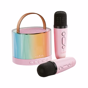 Maxlife Bluetooth karaoke skaļrunis MXKS-200 rozā