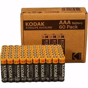 Kodak XTRALIFE AAA LR3 sārma baterijas, 60-pack