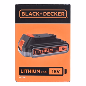 Black+Decker BL2518-XJ 18 V 2,5 Ah instrumentu baterija