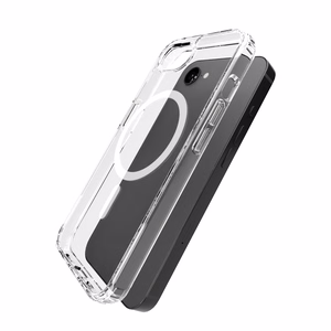 Puro TPU+PC viedtālruņa apvalks "LITE MAG" ar magnētisko iPhone 16E, caurspīdīgs