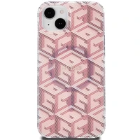 Guess IML GCube Magnētiskais viedtālruņa apvalks iPhone 15 Plus / 14 Plus - rozā