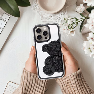 TEDDY BEAR viedtālruņa apvalks IPHONE 14 melns