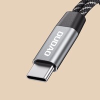 Dudao L13C+ 2in1 USB-C adapteris - pelēks