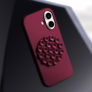 Silikona Stick maciņš for iPhone 17 6,3" tumši sarkans