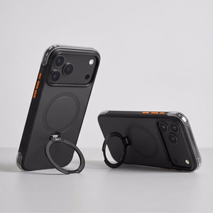Tech-Protect MagAir Stand MagSafe CC  iPhone 18 Pro / 17 Pro vāciņš, matēti melns