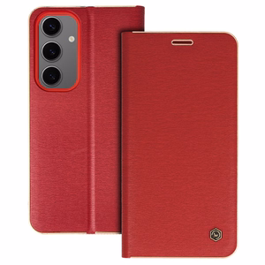 Wonder Frame viedtālruņa apvalks Samsung Galaxy S24 sarkans