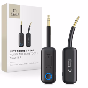 Tech-Protect Ultraboost AU02 Bluetooth 5.4 audio adapteris - melns