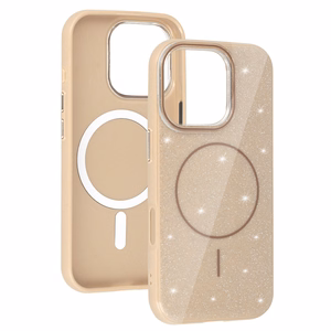 Viedtālruņa apvalks Magsafe Slim Shiny Iphone 16 Pro melns