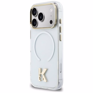 Karl Lagerfeld IML K Head Logo MagSafe Maciņš for iPhone 17 Pro - Clear
