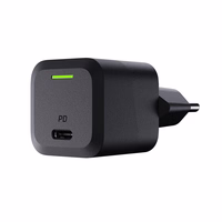 USB lādētājs Green Cell PowerGaN 33W PD 3.0 QC 3.0 1x USB-C melns