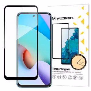 Rūdīts stikls Wozinsky 5D Full Glue Samsung A426 A42 5G maciņam draudzīgs melns