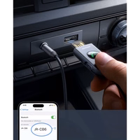 Adapteris Joyroom "JR-CB6" Pelēks (Ieeja: "Bluetooth 5.3" / Izeja: "AUX")