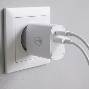 3mk FlowPower 30W 1A1C PD 3.0 QC4+ sienas lādētājs - balts