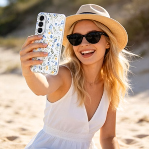 Tech-Protect FlexAir Maciņš for Samsung Galaxy A37 5G - Multicolor Flowers