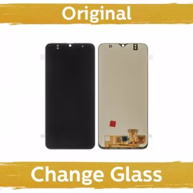 LCD Displejs Saderīgs ar Samsung A305 A30 Melns (Renewed: China)