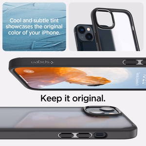 Spigen Ultra Hybrid viedtālruņa apvalks iPhone 14 Plus - matēts melns