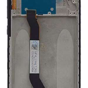 LCD ekrāns Xiaomi Redmi Note 8/Note 8 2021 ar skārienekrānu ar rāmi melns oriģināls (service pack)