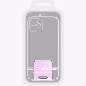 Tel Protect luksusa viedtālruņa apvalks ar statīvu Iphone 13 Pro violets