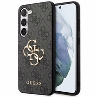 Guess GUHCS23S4GMGGR S23 S911 pelēks/pelēks cietais apvalks 4G Big Metal Logo