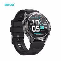 BWOO viedpulkstenis WA-08 1.43" AMOLED melns