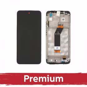 LCD Displejs Saderīgs ar Xiaomi Redmi 10 (2022) Melns ar Frame OEM