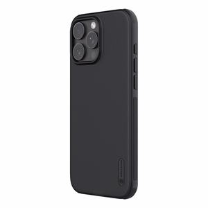 Nillkin Super Frosted Shield Pro vāciņš iPhone 16 Pro Max - melns