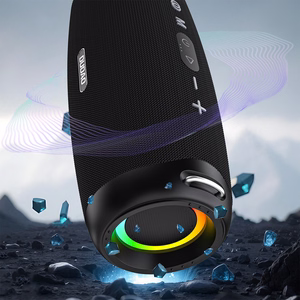 Dudao Y21Pro Bezvadu Skaļrunis with RGB Backlight Bluetooth 5.3 - melns