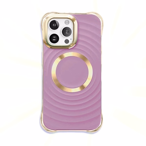 Circle Glam Magnētiskais viedtālruņa apvalks iPhone 13 Pro 6,1" violets