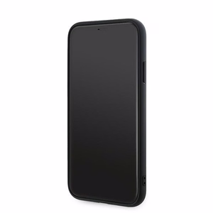 Karl Lagerfeld Diagonal Quilted Script чехол для iPhone 11 / Xr - чёрный