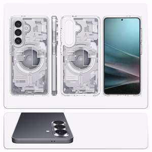 Spigen Ultra Hybrid Mag MagSafe maciņš priekš Samsung Galaxy S26 Zero One balts