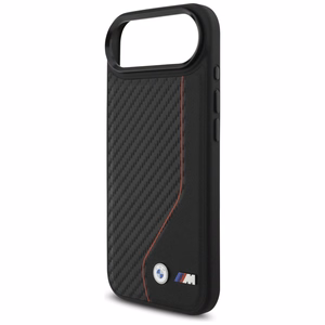 BMW M Carbon Line & Logo Magnētiskais viedtālruņa apvalks iPhone Air - sarkans