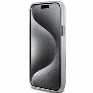 Karl Lagerfeld KLHMP15MHMRSKCH iPhone 15 Plus / 14 Plus 6.7" balts/balts cietais apvalks Gredzena statīvs Karl&Choupette MagSafe