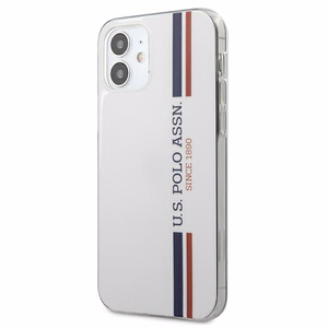 US Polo USHCP12SPCUSSWH iPhone 12 mini 5,4" balta Tricolor kolekcija