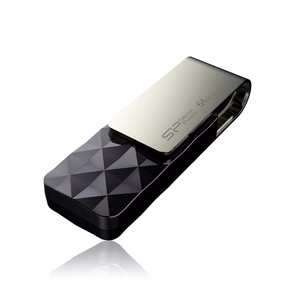 Silicon Power Blaze B30 USB zibatmiņa 64 GB USB Type-A 3.0 melna