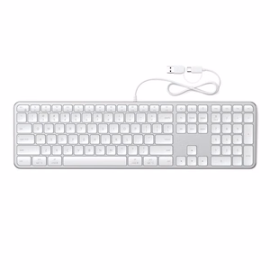 Wired keyboard USB A/USB C QWERTY Dual (Mac/Windows) Satechi Slim LX3 Wired silver