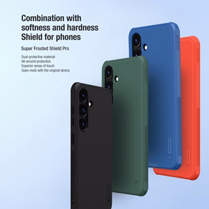 Nillkin Super Frosted Shield Pro bruņots viedtālruņa apvalks Samsung Galaxy S24+ - sarkans
