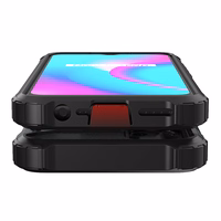 Hybrid Armor viedtālruņa apvalks Realme 10 5G / Realme 9i 5G bruņu hibrīda apvalks melns