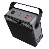 Ārējā baterija Power Bank Hoco J161 22.5W+PD20W 80000mAh melns