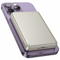 Portatīvais lādētājs saderīgs ar MagSafe Hoco 10000 mAh QC PD 2A 20W Q26A titāna zelta