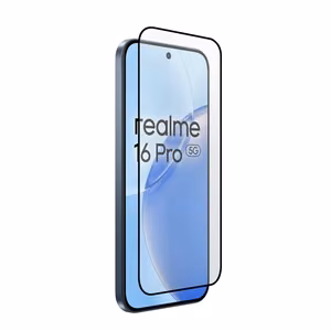 Crong 3D Armour Glass Lite pa visu virsmu līmējams rūdīta stikla ekrāna aizsargs Realme 16 Pro 5G