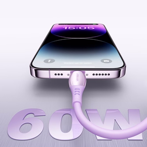 Joyroom S-A59 Vibrant Series 60W USB-C - USB-C Kabelis 1.2m - violets
