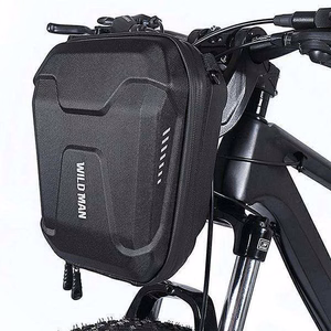 WILDMAN ceļojumu soma velosipēda stūrei ar rāvējslēdzēju, 3L, E8, melna