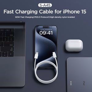 Joyroom S-45 кабель USB-C USB-C (60W 1м) - белый