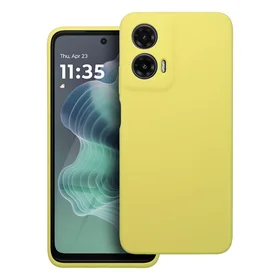 Silikona viedtālruņa apvalks 2mm MOTOROLA G35 5G citronu
