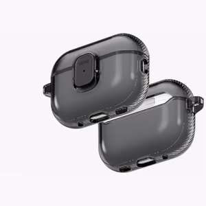 Uniq Glase Pro Case for AirPods Pro 3 Lock Case - Transparent Black