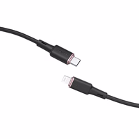 Acefast kabelis MFI USB Type C - Lightning 1.2m, 30W, 3A melns (C2-01 melns)